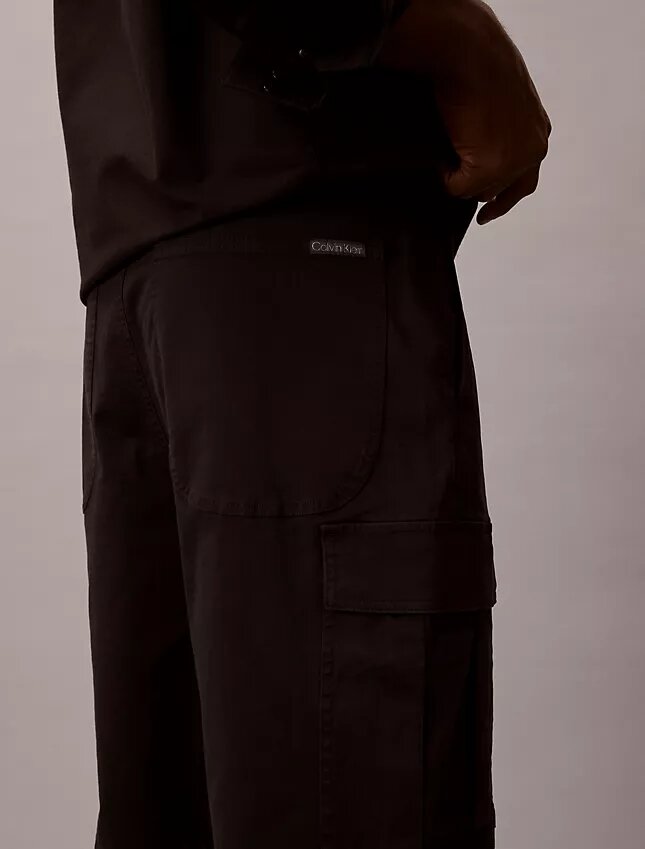 Cargoshorts i Cotton Stretch bomullstwill Cargoshorts i Cotton Stretch bomullstwill