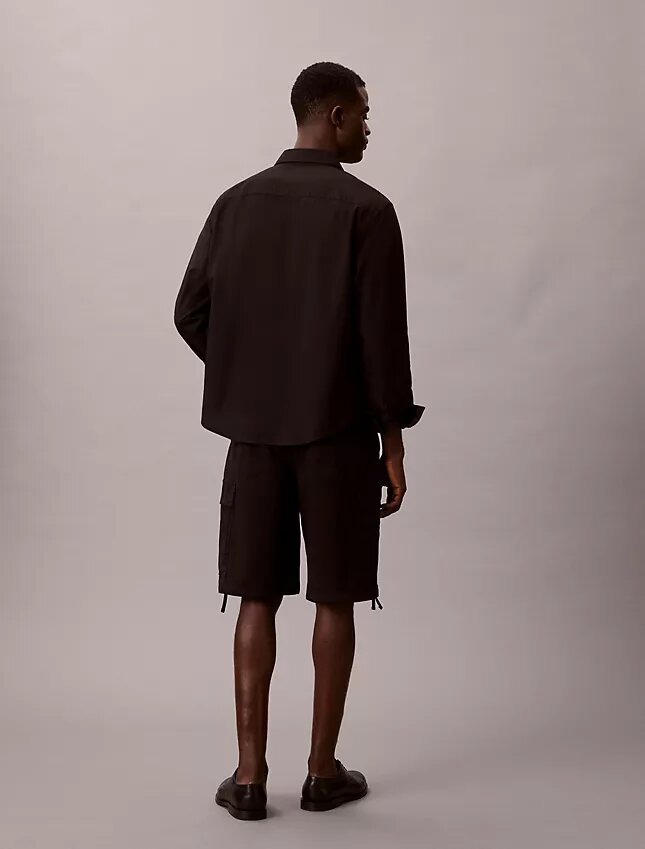 Cargoshorts i Cotton Stretch bomullstwill Cargoshorts i Cotton Stretch bomullstwill
