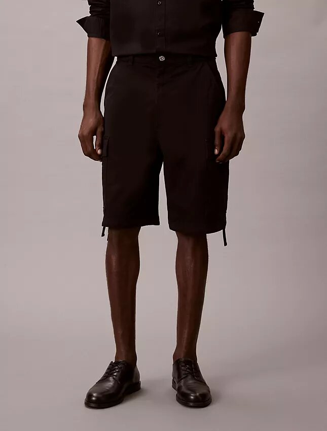 Cargoshorts i Cotton Stretch bomullstwill Cargoshorts i Cotton Stretch bomullstwill