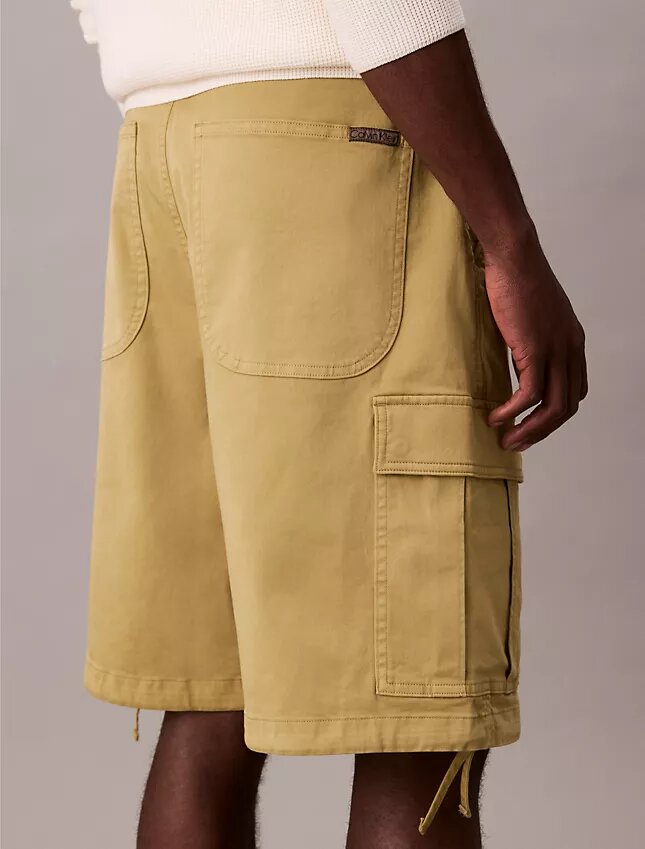 Cargoshorts i Cotton Stretch bomullstwill Cargoshorts i Cotton Stretch bomullstwill