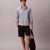 Cargoshorts i linneblandning