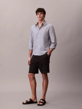 Cargoshorts i linneblandning