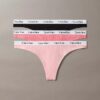 Carousel Cotton Stretch Rib Thong i 3-pack Carousel Cotton Stretch Rib Thong i 3-pack