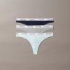 Carousel Cotton Stretch Rib Thong i 3-pack Carousel Cotton Stretch Rib Thong i 3-pack