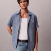 Chambray klassisk skjorta med knappar Chambray klassisk skjorta med knappar