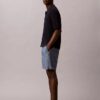 Chambray-shorts med dragkedja