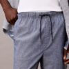 Chambray-shorts med dragkedja Chambray-shorts med dragkedja