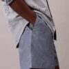 Chambray-shorts med dragkedja Chambray-shorts med dragkedja