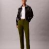 Chinobyxor i Cotton Stretch med rak passform