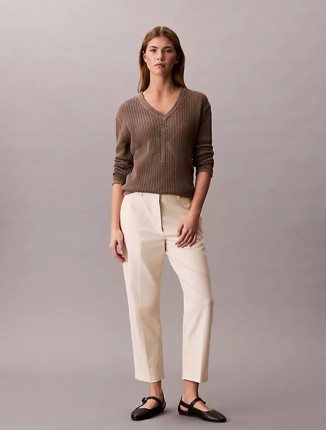 Chinobyxor i Cotton Stretch med rak passform Chinobyxor i Cotton Stretch med rak passform