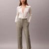 Chinobyxor i Cotton Stretch med rak passform Chinobyxor i Cotton Stretch med rak passform
