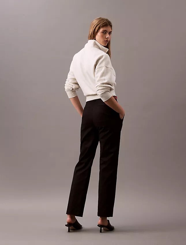 Chinobyxor i Cotton Stretch med rak passform Chinobyxor i Cotton Stretch med rak passform