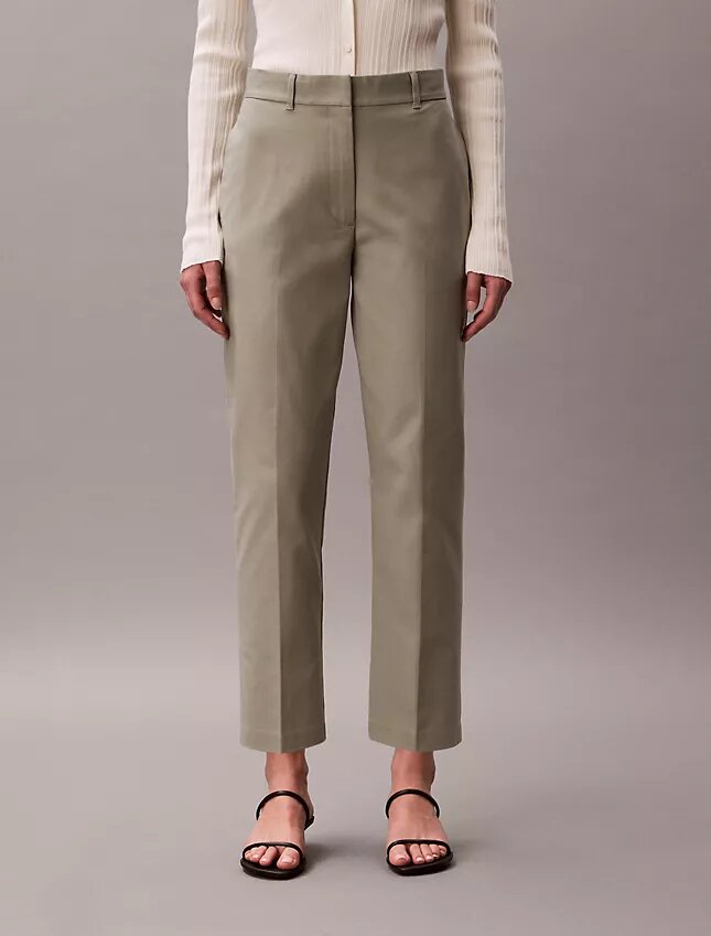 Chinobyxor i Cotton Stretch med rak passform Chinobyxor i Cotton Stretch med rak passform