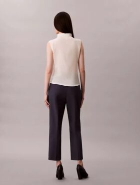 Chinobyxor i Cotton Stretch med rak passform