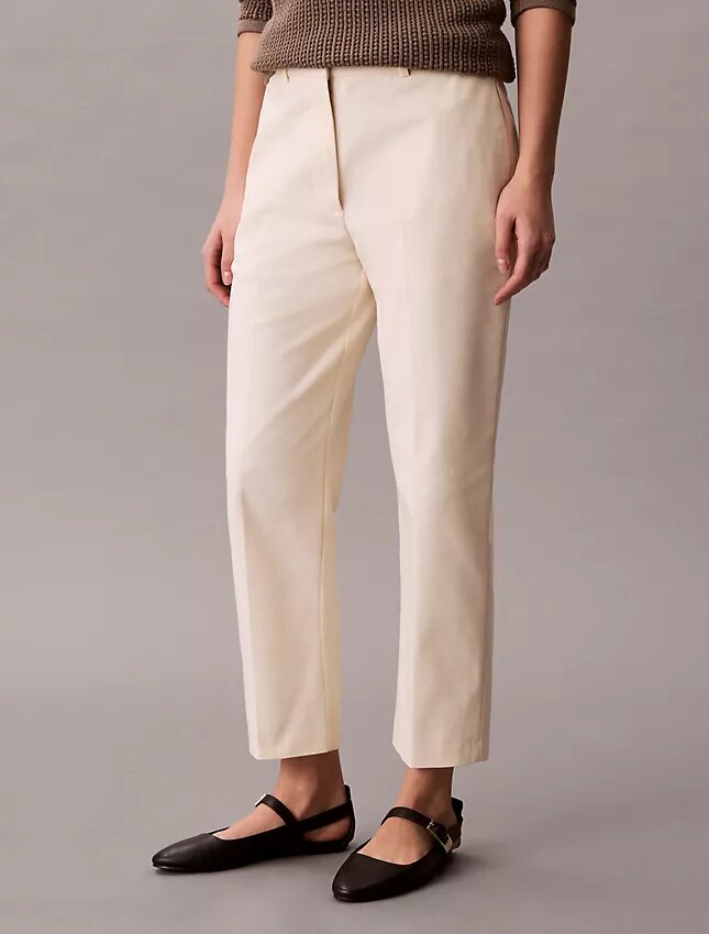 Chinobyxor i Cotton Stretch med rak passform Chinobyxor i Cotton Stretch med rak passform
