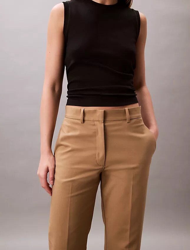 Chinobyxor i Cotton Stretch med rak passform Chinobyxor i Cotton Stretch med rak passform