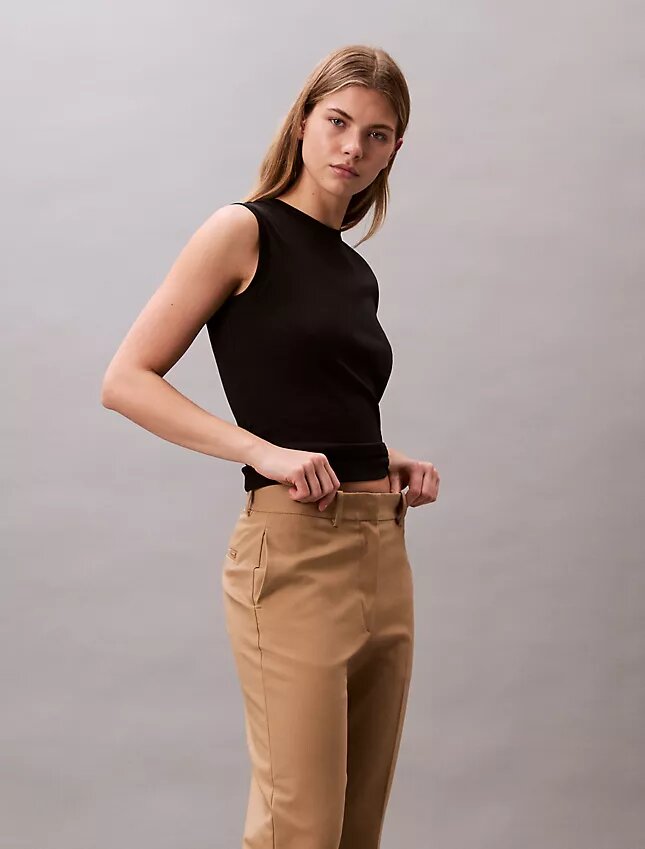 Chinobyxor i Cotton Stretch med rak passform Chinobyxor i Cotton Stretch med rak passform