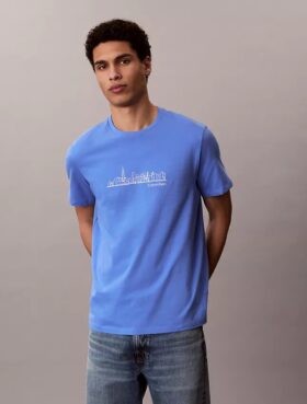 City Skyline-grafik Klassisk T-shirt