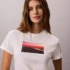 City Sunset-logotyp Klassisk T-shirt City Sunset-logotyp Klassisk T-shirt