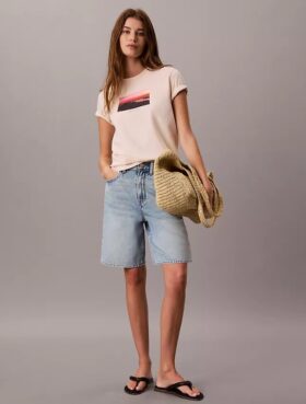 City Sunset-logotyp Klassisk T-shirt