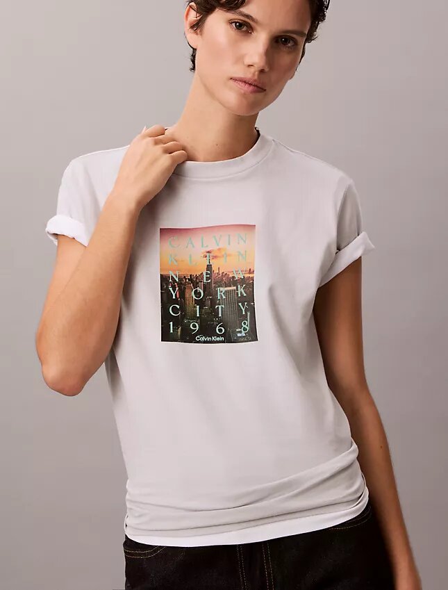 City Sunset – T-shirt med logotyp City Sunset – T-shirt med logotyp