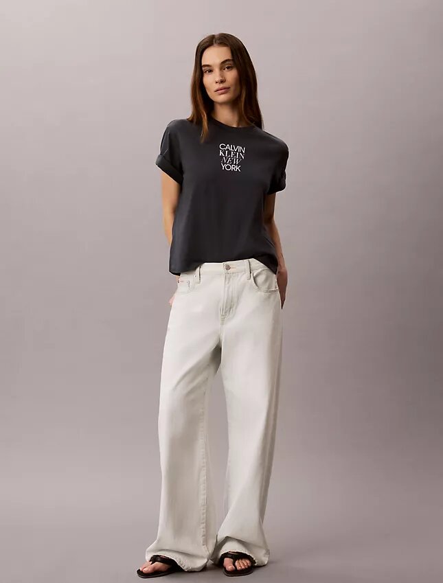 CK Be T-shirt med fotomotiv och boxig passform CK Be T-shirt med fotomotiv och boxig passform