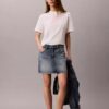 CK Be T-shirt med fotomotiv och boxig passform