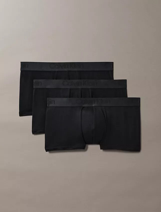 CK Black 3-pack Low Rise Trunk CK Black 3-pack Low Rise Trunk