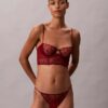 CK Black bikini med blommig spets CK Black bikini med blommig spets