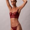 CK Black bikini med blommig spets CK Black bikini med blommig spets