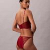 CK Black bikini med blommig spets CK Black bikini med blommig spets