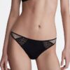 CK Black bikini med grafiskt spetsmönster CK Black bikini med grafiskt spetsmönster