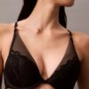 CK Black blommig spets-plunge-bh CK Black blommig spets-plunge-bh