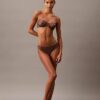 CK Black blommig spets, Unlined balconette-bh