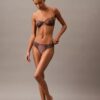 CK Black blommig spets, Unlined balconette-bh