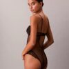 CK Black bodysuit i blommig spets CK Black bodysuit i blommig spets