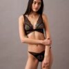 CK Black Geo Lace Unlined triangel-BH CK Black Geo Lace Unlined triangel-BH