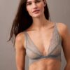 CK Black Geo Lace Unlined triangel-BH CK Black Geo Lace Unlined triangel-BH