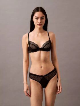 CK Black Geo-spets Thong