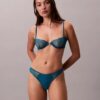 CK Black Geo-spets, Unlined balconette-bh CK Black Geo-spets, Unlined balconette-bh