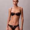 CK Black Geo-spets, Unlined balconette-bh CK Black Geo-spets, Unlined balconette-bh