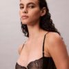 CK Black Geo-spets, Unlined balconette-bh CK Black Geo-spets, Unlined balconette-bh