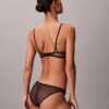 CK Black Geo-spets, Unlined balconette-bh CK Black Geo-spets, Unlined balconette-bh