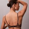 CK Black Geo-spets, Unlined balconette-bh CK Black Geo-spets, Unlined balconette-bh