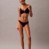 CK Black Push-Up-bh med blommig spets