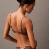 CK Black Push-Up-bh med blommig spets