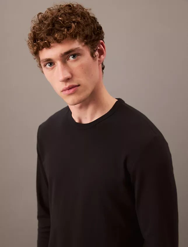 Ck Black Sleep Slim T-shirt med rund hals Ck Black Sleep Slim T-shirt med rund hals