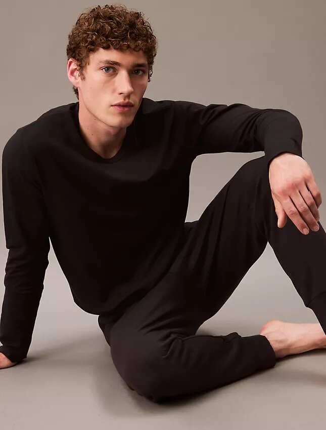 Ck Black Sleep Slim T-shirt med rund hals Ck Black Sleep Slim T-shirt med rund hals
