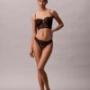 CK Black Thong med blommig spets CK Black Thong med blommig spets