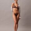 CK Black Thong med blommig spets CK Black Thong med blommig spets